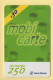 Mobicarte : Recharge 250 + 30 : France Télécom : 12/2001 (voir Cadre Et Numérotation) - Mobicartes