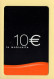 Mobicarte : Recharge 10 Euros / Orange / 07/2005 (voir Cadre Et Numérotation) - Mobicartes