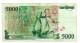 5000 Escudos Note - Billet De 5000 Escudos - Septembre 1997 - TB - Portogallo