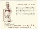 Chromo Image  -  L'alcool De Menthe Ricqles - Chanson-  D'apres H Gerbault - Le Chevalier Du Guet - Autres & Non Classés