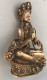 Delcampe - Magnifique Statuette De Bodhissatva Guan Yin En Position De Añjali-mudrã. Tibet - Népal, 1ère Moitié 20ème Siècle - Aziatische Kunst