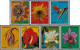 Paraguay 1974 Y&T 1346 à 1352 Surchargés MUESTRA, Spécimen. Fleurs : Passiflore, Dahlia, Oiseau De Paradis, Freesia... - Orchidee