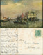 Ansichtskarte  Gemälde, Segelschiffe Vor Der Stadt 1912  - Pittura & Quadri