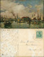 Ansichtskarte  Künstlerkarte: Segelschiffe, Hafen 1912  - Pittura & Quadri