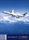 Ansichtskarte  Flugzeuge & Luftverkehr Lufthansa Airbus A340-600 Im Flug 2006 - 1946-....: Moderne