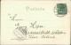  Glückwunsch: Pfingsten, Goldprägekarte Märzenbecher Schwalbe 1898 Prägekarte - Pfingsten