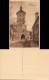 Ansichtskarte Augsburg Straßenpartie, Frau - Wertachbruckertor 1923 - Augsburg