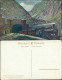 Ansichtskarte Göschenen Gotthardtunnel - Dampflokomotive 1911 - Autres & Non Classés