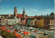 Ansichtskarte Stuttgart Panorama Stadt Mit Marktplatz Und Stiftskirche 1966 - Stuttgart