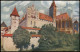 Marienburg Malbork Schloss/Ordensburg Marienburg - Künstlerkarte 1922 - Pommern