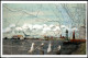 Bremerhaven Stadt, Hafen, Landkarte - Fotomontage Collage 2001 - Bremerhaven