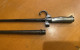 Delcampe - Baïonnette Pour Fusil Lebel Type 1. France. M1886 (267) - Armes Blanches