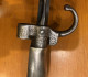 Delcampe - Baïonnette Pour Fusil Lebel Type 1. France. M1886 (267) - Blankwaffen