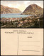 Ansichtskarte Lugano Ortspanorama Mit Monte San Salvatora 1910 - Sonstige & Ohne Zuordnung