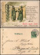 Neujahr Sylvester New Year Künstlerkarte - Militär Soldaten Wache 1903 - New Year