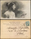 Menschen / Soziales Leben - Frauen Schöne Lassiv Schauende Frau Fotokarte 1909 - Personajes