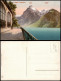 Ansichtskarte Sisikon Tellskapelle, See Und Schweizer Alpen Berge 1910 - Autres & Non Classés