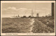 Ansichtskarte Cuxhaven    Hochwasser 1925  Schiffsbordstempel Dampfer Cuxhaven - Cuxhaven