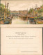 Postkaart Rotterdam Rotterdam Nieuwehaven - Hafen Künstlerkarte 1922 - Rotterdam