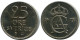 25 ORE 1973 SUECIA SWEDEN Moneda #AZ370.E.A - Suecia