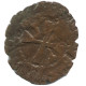 CRUSADER CROSS Authentic Original MEDIEVAL EUROPEAN Coin 1.3g/16mm #AC279.8.D.A - Otros – Europa