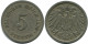 5 PFENNIG 1906 A DEUTSCHLAND Münze GERMANY #DB153.D.A - 5 Pfennig
