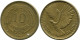 10 CENTESIMOS 1969 CHILI CHILE XF Pièce #M10193.F.A - Cile