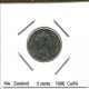 5 CENTS 1996 NEUSEELAND NEW ZEALAND Münze #AS235.D.A - Nueva Zelanda