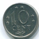 10 CENTS 1970 ANTILLAS NEERLANDESAS Nickel Colonial Moneda #S13361.E.A - Niederländische Antillen