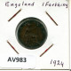 FARTHING 1924 UK GREAT BRITAIN Coin #AV983.U.A - B. 1 Farthing