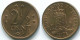 2 1/2 CENT 1971 NETHERLANDS ANTILLES Bronze Colonial Coin #S10495.U.A - Niederländische Antillen