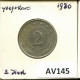 2 DINARA 1980 YOUGOSLAVIE YUGOSLAVIA Pièce #AV145.F.A - Yougoslavie