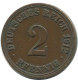 2 PFENNIG 1912 A GERMANY Coin #AD479.9.U.A - 2 Pfennig