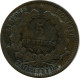 5 CENTIMES 1897 A FRANKREICH FRANCE Französisch Münze #AM964.D.A - 5 Centimes