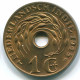 1 CENT 1945 P NETHERLANDS EAST INDIES INDONESIA Bronze Colonial Coin #S10360.U.A - Niederländisch-Indien