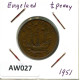 HALF PENNY 1951 UK GBAN BRETAÑA GREAT BRITAIN Moneda #AW027.E.A - C. 1/2 Penny