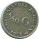 1/10 GULDEN 1956 NETHERLANDS ANTILLES SILVER Colonial Coin #NL12123.3.U.A - Antilles Néerlandaises