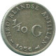 1/10 GULDEN 1956 NETHERLANDS ANTILLES SILVER Colonial Coin #NL12123.3.U.A - Antillas Neerlandesas