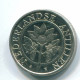 10 CENTS 1989 ANTILLAS NEERLANDESAS Nickel Colonial Moneda #S11311.E.A - Antillas Neerlandesas