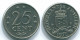 25 CENTS 1970 NIEDERLÄNDISCHE ANTILLEN Nickel Koloniale Münze #S11470.D.A - Niederländische Antillen