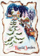 Bonne Année Noël Vintage Carte Postale CPSM #PBM872.A - Neujahr