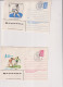 TP ENTIERS S/LOT 6 ENVELOPPES ILLUSTREES DES JEUX OLYMPIQUES 1980 DE MOSCOU -TTB - Usati