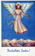 ANGELO Buon Anno Natale Vintage Cartolina CPSMPF #PAG812.A - Engel