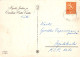 PAPÁ NOEL Feliz Año Navidad GNOMO Vintage Tarjeta Postal CPSM #PBL794.A - Santa Claus