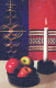 Feliz Año Navidad VELA Vintage Tarjeta Postal CPSMPF #PKD026.A - Nouvel An
