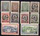 1945-46  MEDAGLIONCINI Sovras.  N. 102 - 09 +esp E 7 - 8 Serie Completa Nuova MLH* - Unused Stamps