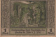 1 MARK 1922 Stadt LÄHN Niedrigeren Silesia UNC DEUTSCHLAND Notgeld Banknote #PD194 - [11] Local Banknote Issues