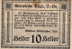 10 HELLER 1920 Stadt RAAB Oberösterreich Österreich Notgeld Banknote #PI359 - [11] Local Banknote Issues