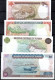 Lot De 4 Billets Neufs (Année 1980) :1-5-10 Et 20 Dinars -Neufs**-UNC-2 Scans-2 Images - Tunisia
