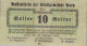 10 HELLER 1920 Stadt HORN Niedrigeren Österreich Notgeld Banknote #PF146 - [11] Emisiones Locales